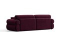 Canapea 4 locuri, Ophelia, Micadoni Home, 257x100x84 cm, catifea, bordo