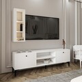 Comoda TV, Inarch, Bien, 150x48x29 cm, PAL, Alb