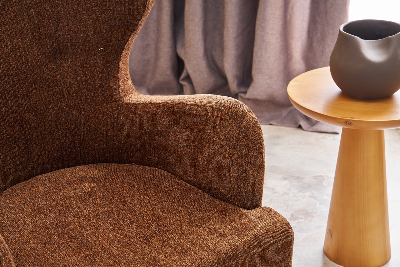 Fotoliu, Atelier del Sofa, 825BLC2370, Lemn de carpen, Maro / Cupru - view 4