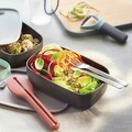 Set tacamuri pentru calatorie 4 piese BergHOFF, Leo, inox/silicon, roz