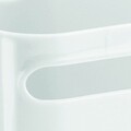 Cos pentru depozitare Una, iDesign, 25.4x15x15 cm, alb