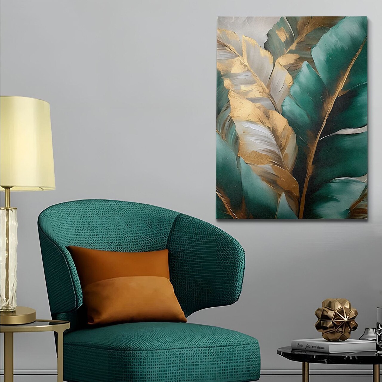 Tablou decorativ KNV10261 Cadru: 100% LEMN (grosime: 3 cm) Multicolor