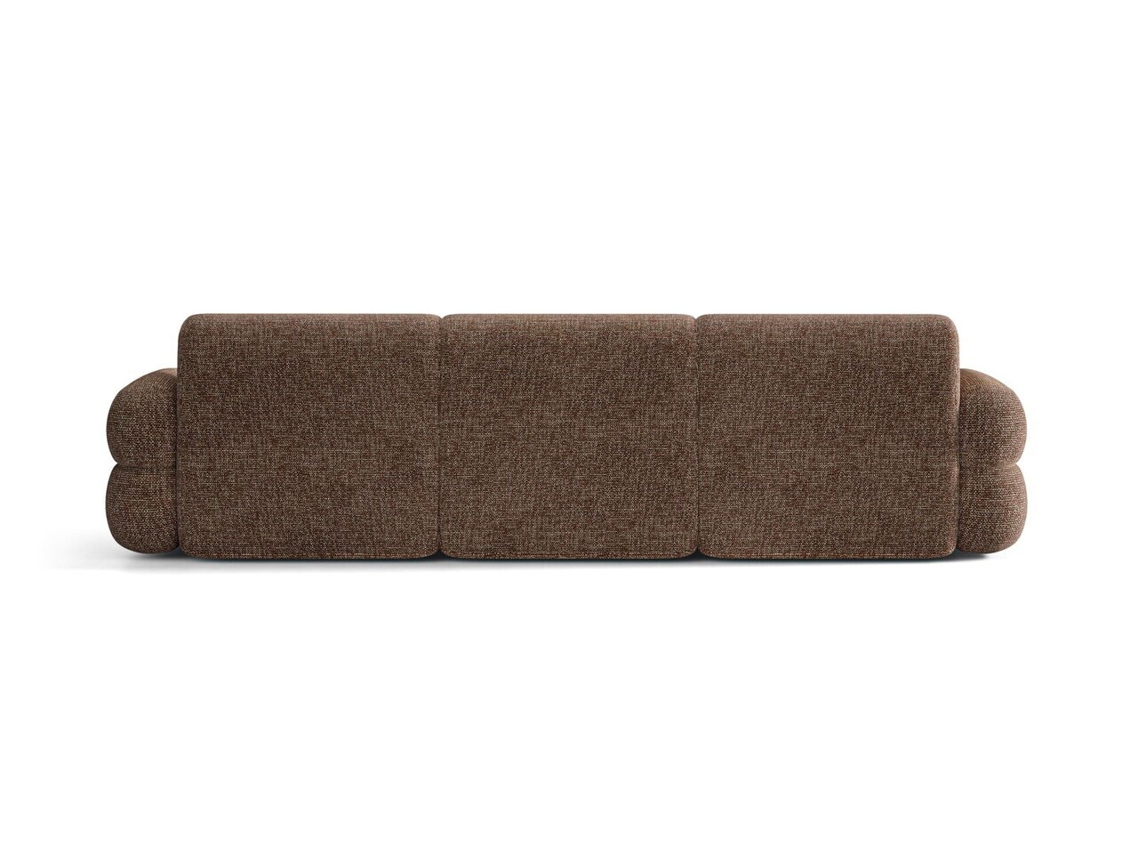 Canapea 4 locuri, Neo, Micadoni Home, 305x100x83 cm, tesatura Chenille Silencio, maro — imaginea 4