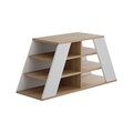 Pantofar, Decortie, Pyramid Shoe Bench, PAL, Stejar / Alb