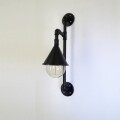 Aplica de perete All Design, metal, 16x30x61 cm, Black