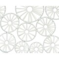 Leagan gradina/terasa Rhodes, Decoris, 95x195 cm, rachita, alb