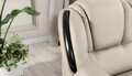 Coltar extensibil dreapta 3 locuri ELTAP, L-056, Lord, 243x180x112 cm, lemn/poliester, crem/negru