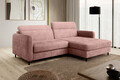 Coltar extensibil dreapta 3 locuri ELTAP, RT-24TOU, Gomsi, 228x165x100 cm, lemn/poliester, roz