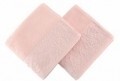 Set 2 prosoape de maini 50x90 cm, 100% bumbac, Soft Kiss, Burumcuk Pink, roz