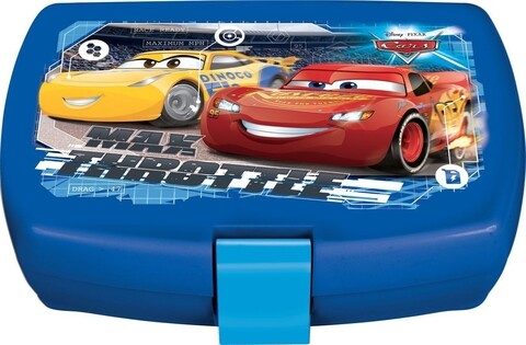 Cutie sandwich Cars, Disney, 11x16x5 cm, plastic, rosu
