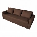 Canapea extensibila Firenze Dark Chocolate 218x85x85cm + lada de depozitare, maro