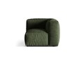 Modul pentru canapea, 1 loc, Martina-120, Micadoni Home, 100x100x75 cm, catifea, verde