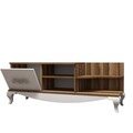 Comoda TV, Hommy Craft, Sultan, 130x50.6x45 cm, Nuc/Alb