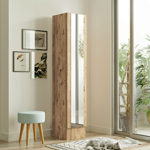 Cuier de perete, locelso, ml14, 35.5x180x35.5 cm, maro