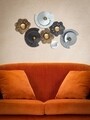 Decoratiune de perete 3D Rid A, Mauro Ferretti, 39x65 cm, fier, multicolor