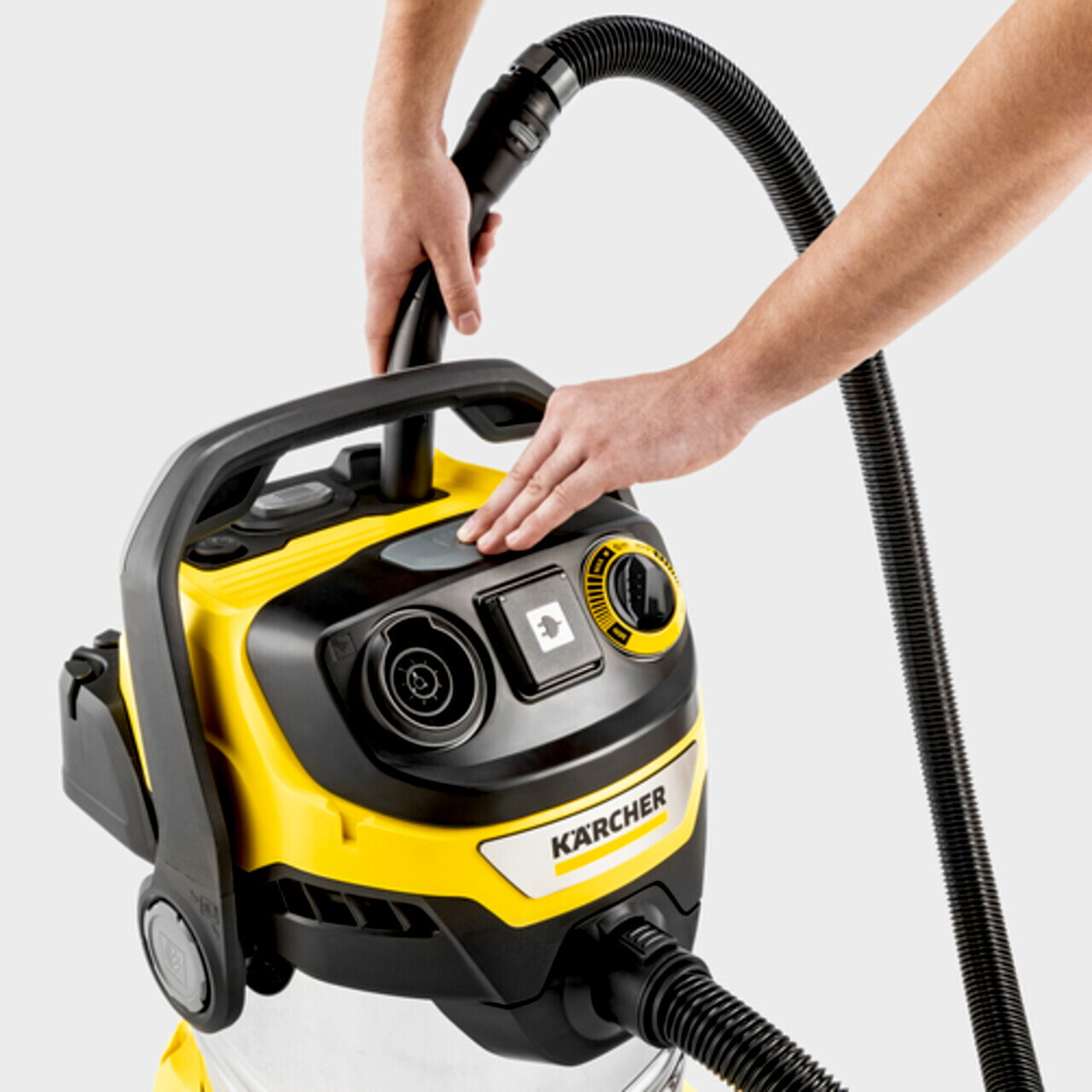 Aspirator umed-uscat WD 5 P S V-25/5/22, Karcher, galben — imaginea 5