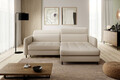 Coltar extensibil dreapta 3 locuri ELTAP, RT-18MAN, Gomsi, 228x165x100 cm, lemn/poliester, bej deschis