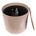Masuta de cafea cu spatiu de depozitare, HD3820, 43x48 cm, MDF, bej