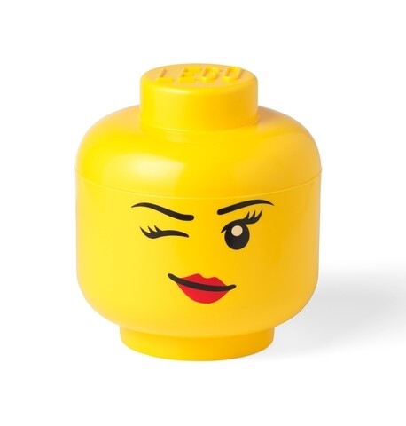 Cutie de depozitare Winky S, LEGO, 200 ml, polipropilena, galben LEGO