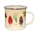 Cana emailata, Esschert, Trees, 10 x 12.7 x 9.3 cm, inox, multicolor