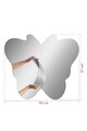 Oglinda cu Iluminare Led, Mirrorland, Butterfly Silver, Oglindă indestructibilă cu obturator, Roz