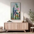 Tablou decorativ, 5090Lcahs-012, Cadru: PVC (Grosime: 5 cm), Multicolor