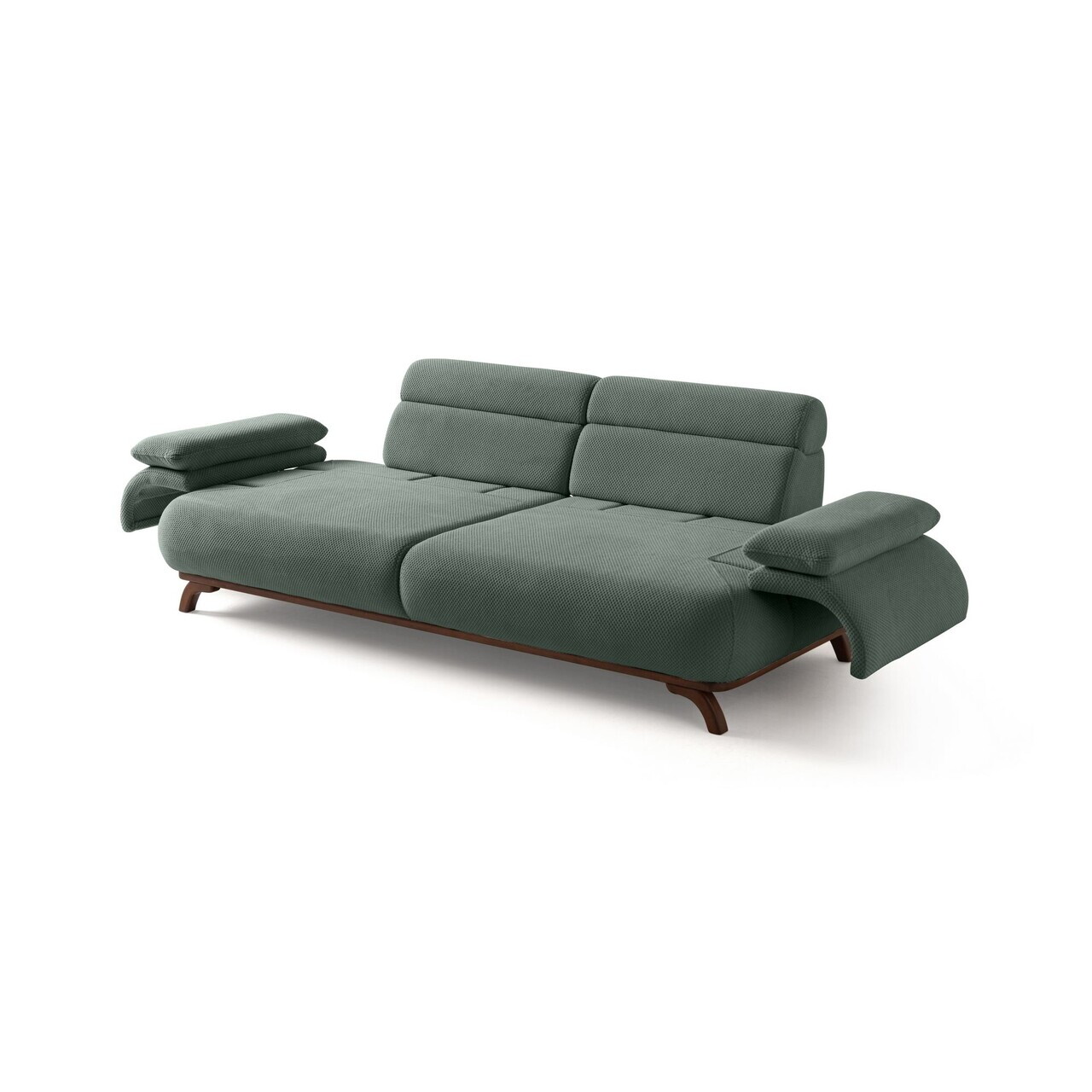 Canapea 3 locuri, Atelier del Sofa, 752EST1148, Lemn de carpen/PAL melaminat, Verde - view 10