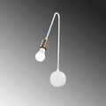 Aplica de perete, Tatum, 584TTM1955, Metal, Alb