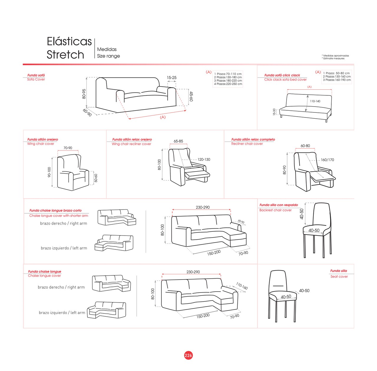 Set 2 Huse Elastice Scaun, Belmarti, Teide, Gri