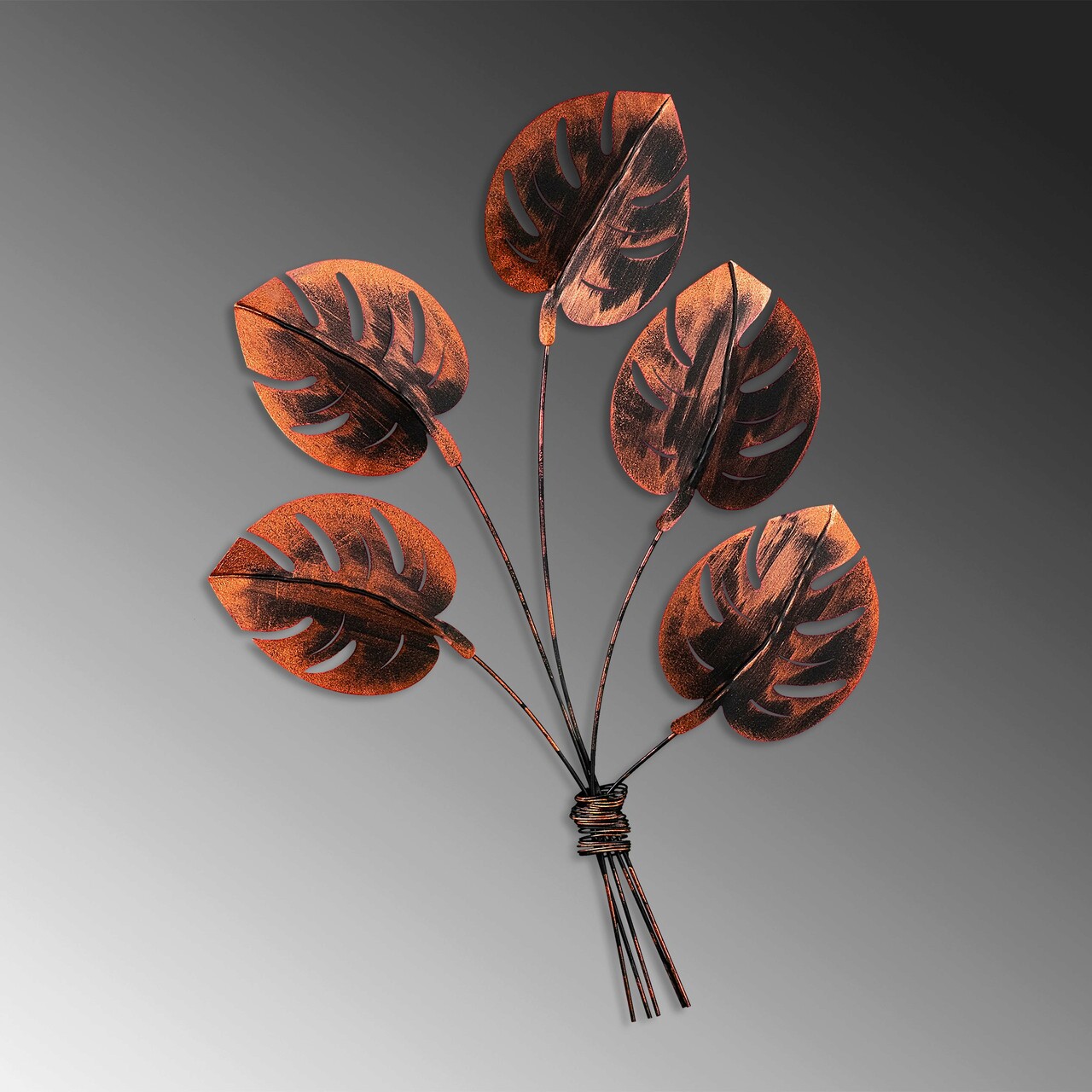 Decoratiune de perete, Monstera 2, Dimensiune: 74 x 94 cm, Multicolor - imagine 5