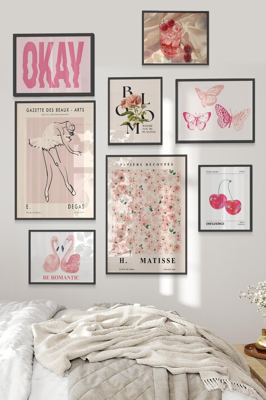Tablou decorativ, Çgs-016-Black-Byk, Lemn masiv, Față: 100% PVC STICLĂ, Multicolor - view 2