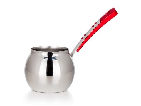 Ibric coffee vista red, banquet, 350 ml, inox