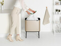 Cos de gunoi cu soft touch, Brabantia, Bo Touch Metallic, 36 L, 31.2x54x68 cm, otel, auriu