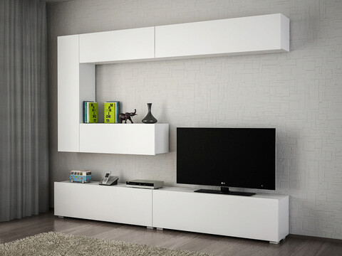Comoda tv, furny home, gizmo, alb