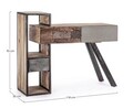 Consola Manchester, Bizzotto, 118x35x95 cm, lemn de mango/otel