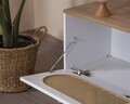 Comoda TV, Wolina, Bohem, 55x180x41 cm, MDF , Alb / Stejar