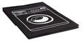 Cos pentru rufe, Wash Black, Bizzotto, 40x30x60 cm, pliabil, carton/poliester, negru