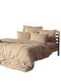 Lenjerie de pat dubla, Plaid - Mink, Cotton Box, Bumbac Ranforce