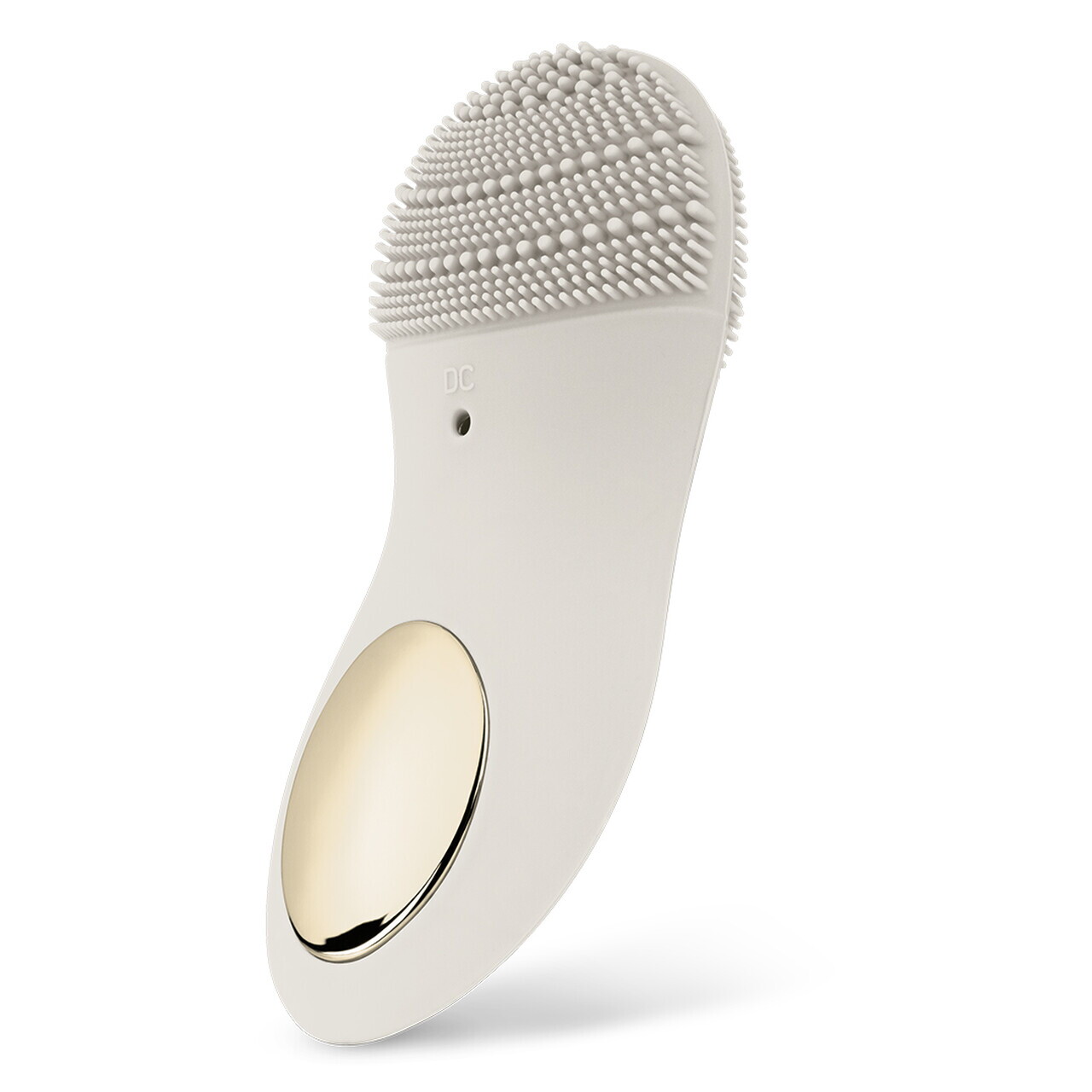 Aparat curatare faciala Fashion TV, Matte Cream-Gold, 14.3x6.2x3.7 cm, silicon, crem - imagine 5