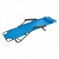 Sezlong pliabil cu tetiera, Heinner, 178x60x79cm, albastru