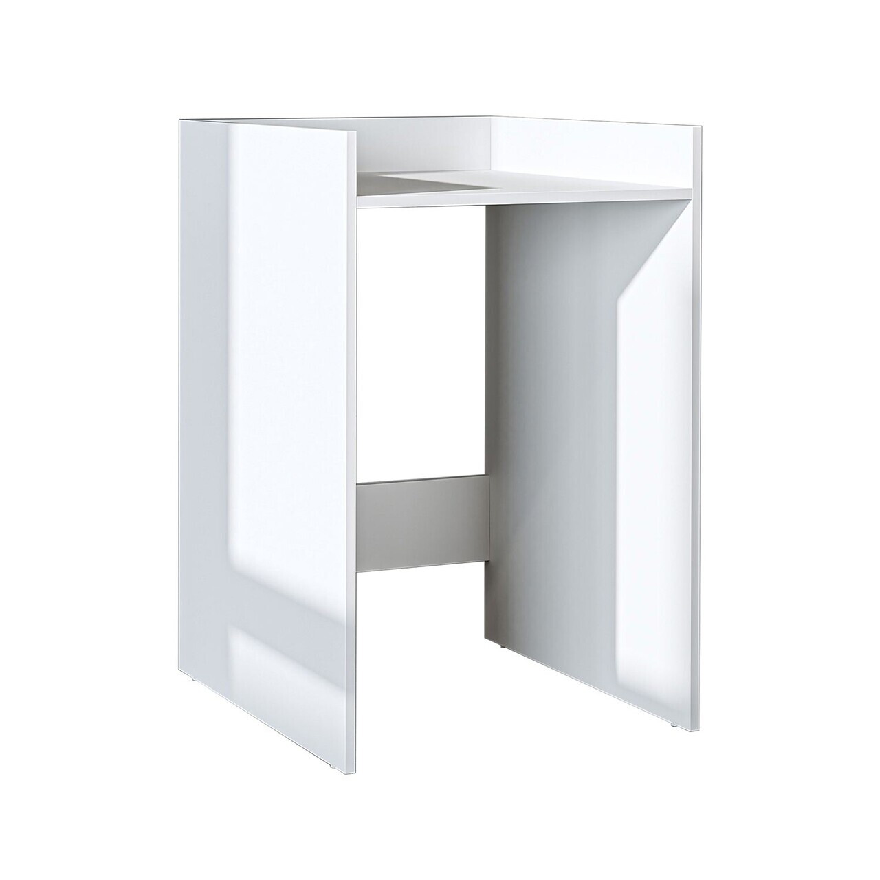 Dulap masina de spalat, Hanah Home, 2818, 65x98.8x60 cm, PAL MELAMINAT, Alb — imaginea 4