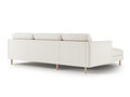 Coltar stanga 4 locuri, Eden, Micadoni, 286x150x90 cm, catifea, bej