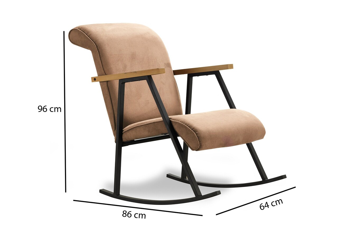 Balansoar, Atelier del Sofa, 859FTN1756, Metal, Maro deschis - view 5