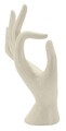 Figurina /sculptura decorativa Ok Stons, Mauro Ferretti, 14x10x24 cm, polirasina, crem