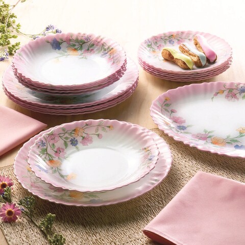 Serviciu de masa 38 piese, Luminarc, Elise, opal