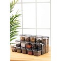 Set recipiente depozitare, Fremont, 964FRM5360, Plastic , 10x10x9.5 cm, 550 ml, Antracit