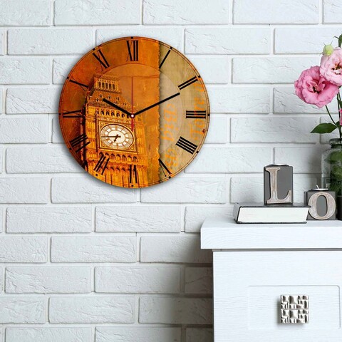 Ceas de perete, 3030ms-003, mdf, ø30 cm, multicolor