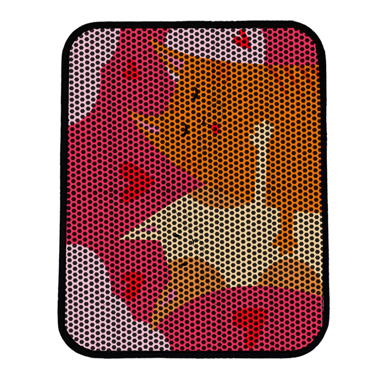 Covoras litiera pentru colectarea granulelor de nisip, Paws &amp; Whiskers, Nrszn0251, 50% PVC/50% poliester, Multicolor - view 2