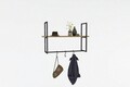 Raft de perete, Asse Home, Able, 79x50x19 cm, Maro