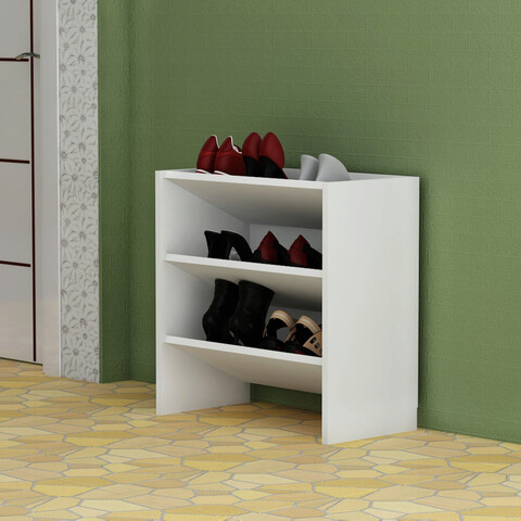 Pantofar, arnetti, nil 2 bölmeli, 60x60x29.8 cm, pal, alb